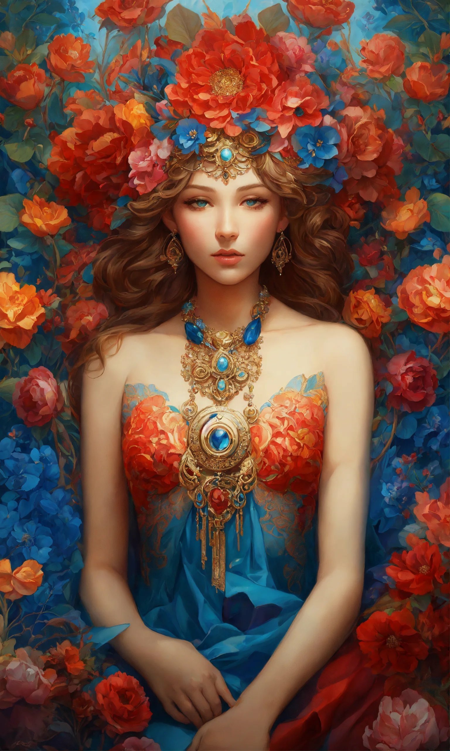 Flower goddess 4 by Shivalesca