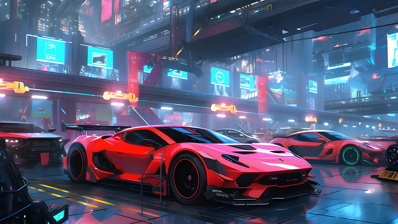 Download Car Cyberpunk Image