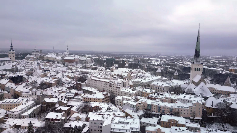  Old Tallinn in Winters