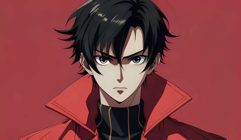 Anime boy red anime boy red anime Image