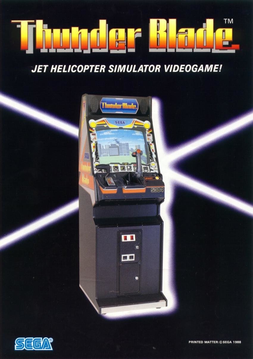 video game Thunder Blade Image