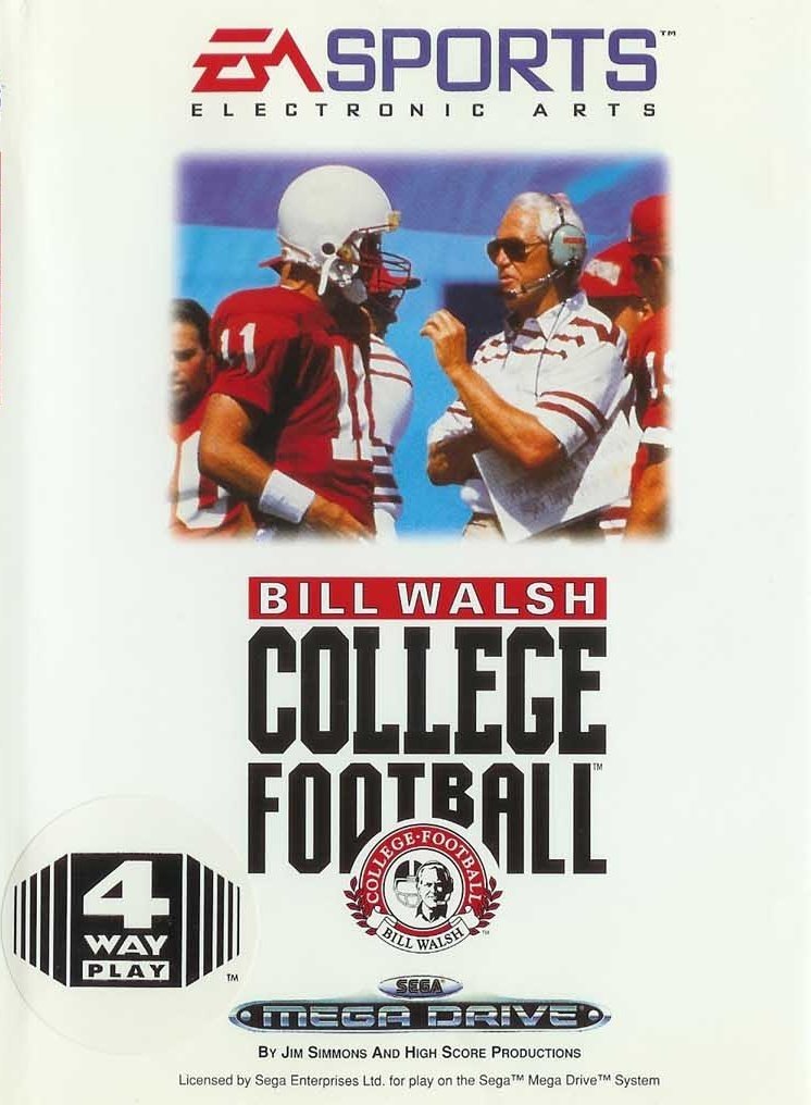 video game Bill Walsh College Football Image