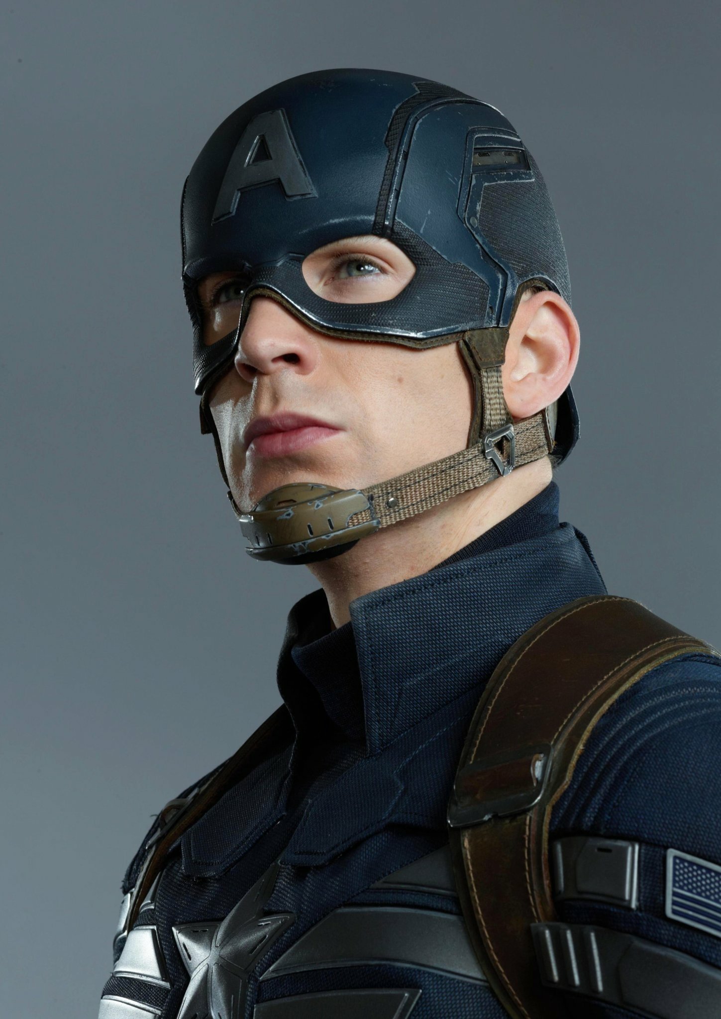 Captain America facing off against the Winter Soldier in intense combat.