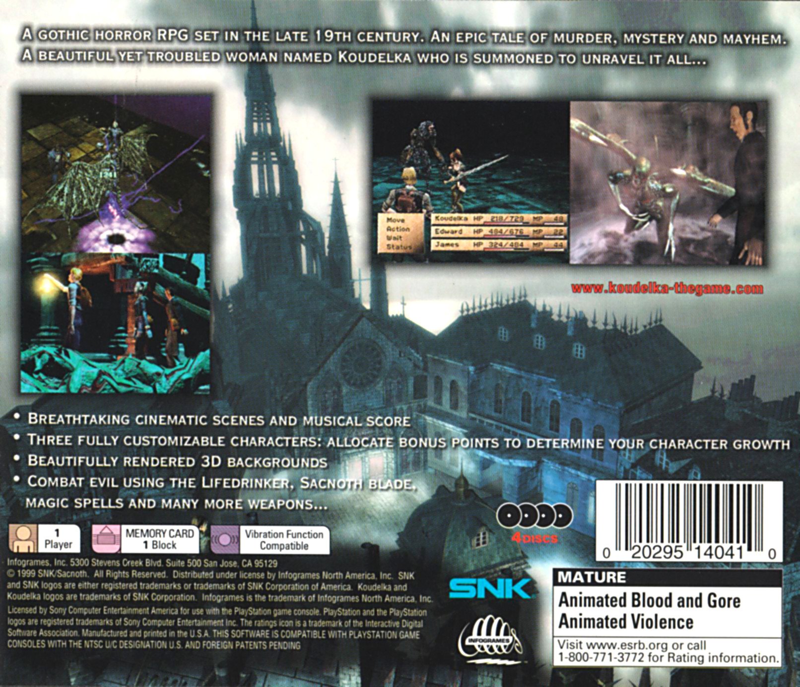 video game Koudelka Image