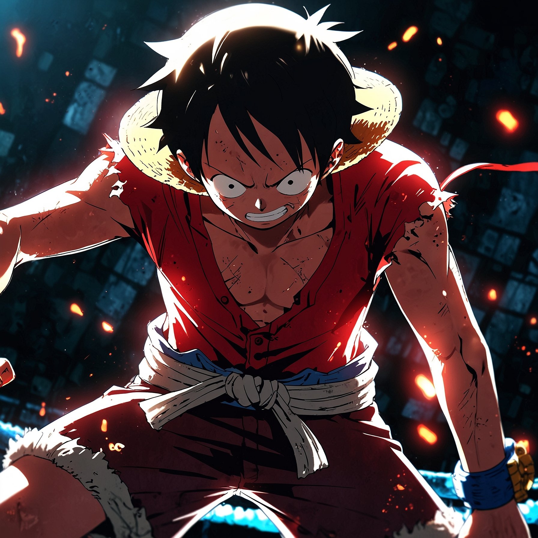 Luffy ( One Piece ) by INFER