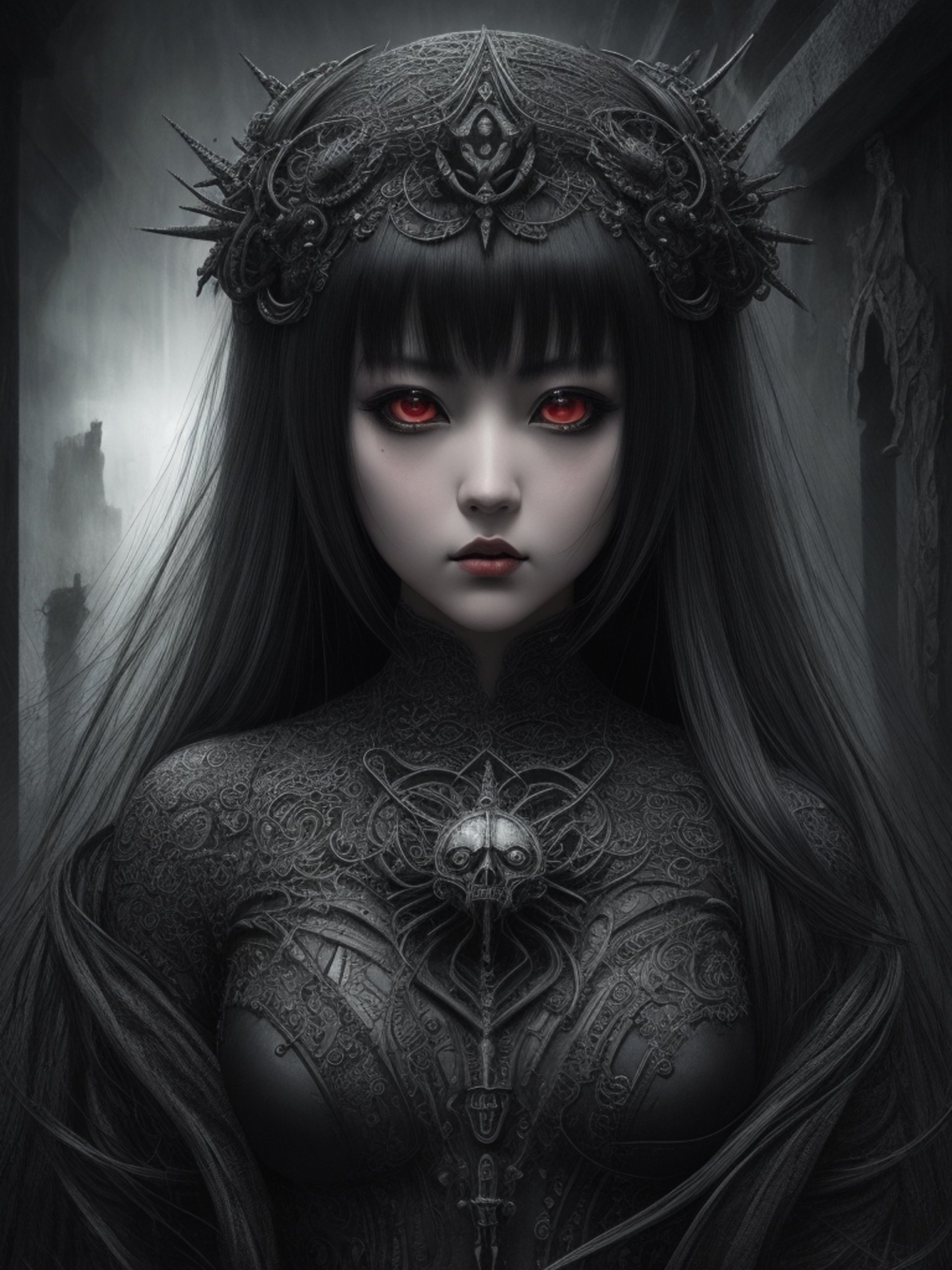 Evil Witch Phone Wallpaper by INFER
