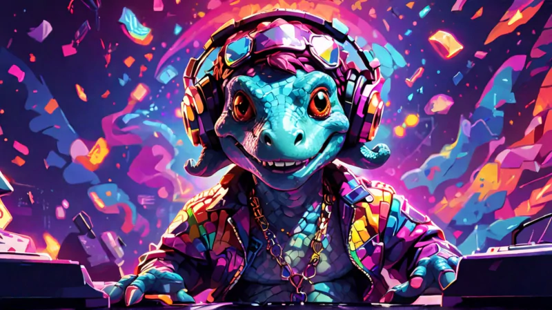  Dinosaur Is Todays DJ