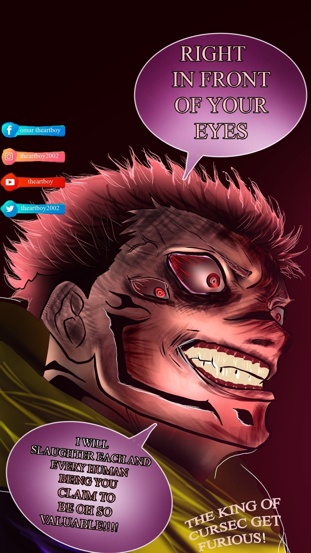JJk chapter 265 colored by Theartboy2002