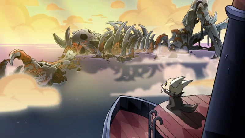  King Clawthorne looking at Boiling Isles by Dana Terrace