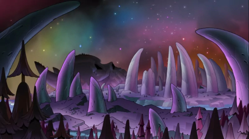  The Boiling Isles at night by Dana Terrace