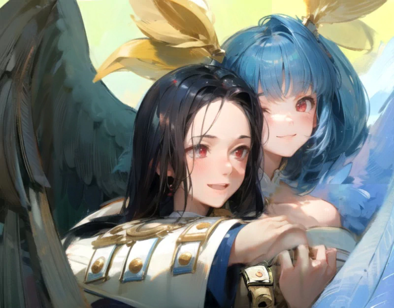  Testament and Dizzy hug GGST Tesdizzy