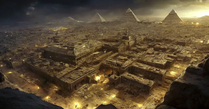  Egypt City by AI engine