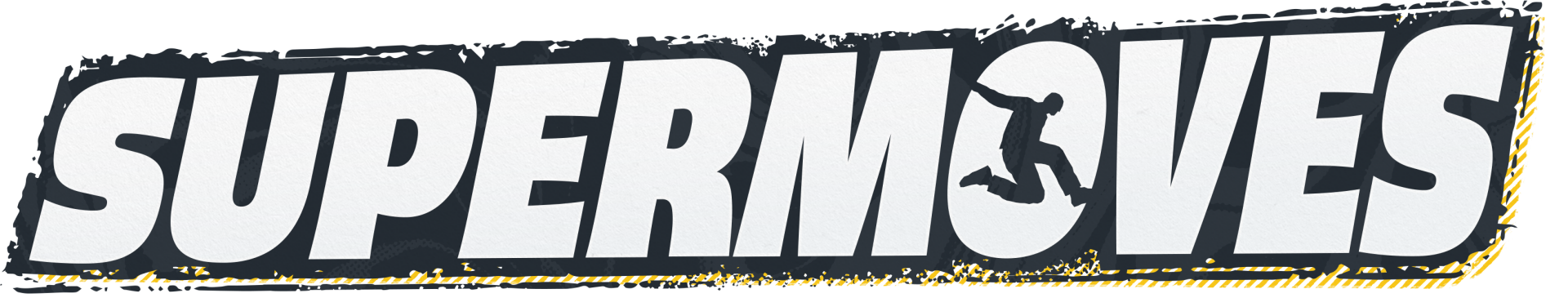 The image features the title SUPERMOVES in bold, dynamic lettering, evoking excitement in the context of video games and high-energy gameplay.