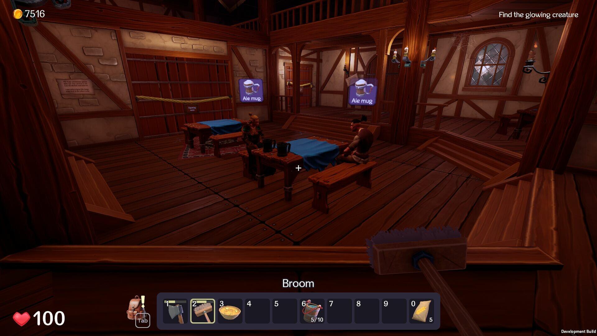A scene from the video game Ale & Tale Tavern, depicting an inviting tavern setting that captures the essence of a lively, interactive gaming experience.