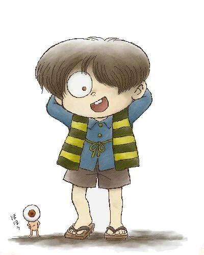 Download Hakaba Kitarō Kitarō (Hakaba Kitarō) Medama-oyaji Image