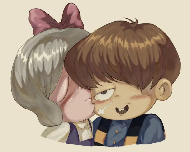  Caroline kiss Kitaro by minnowgame