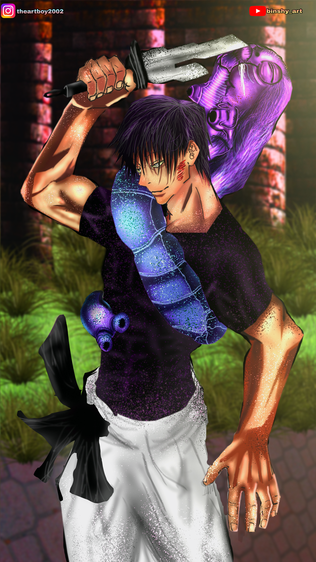 Toji fushigoro wallpaper by Theartboy2002