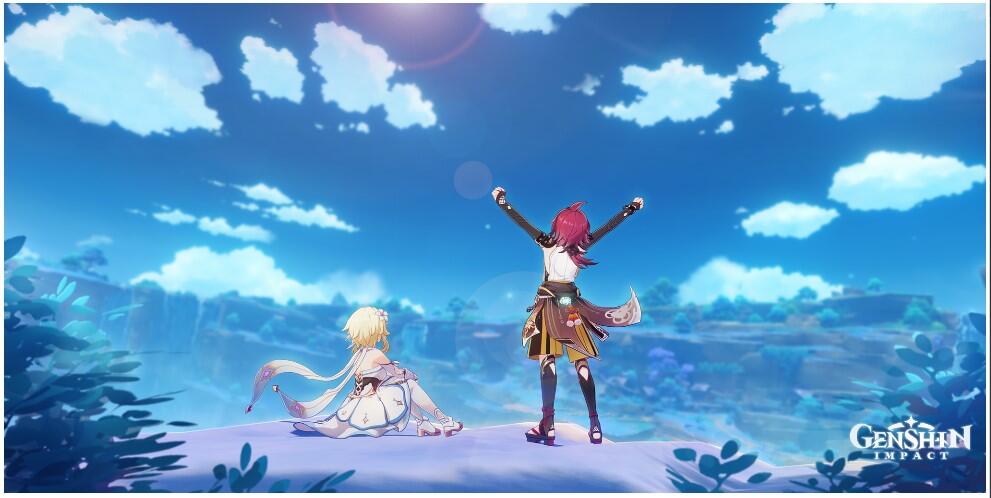 Download Shikanoin Heizou Genshin Impact Lumine (Genshin Impact) Image