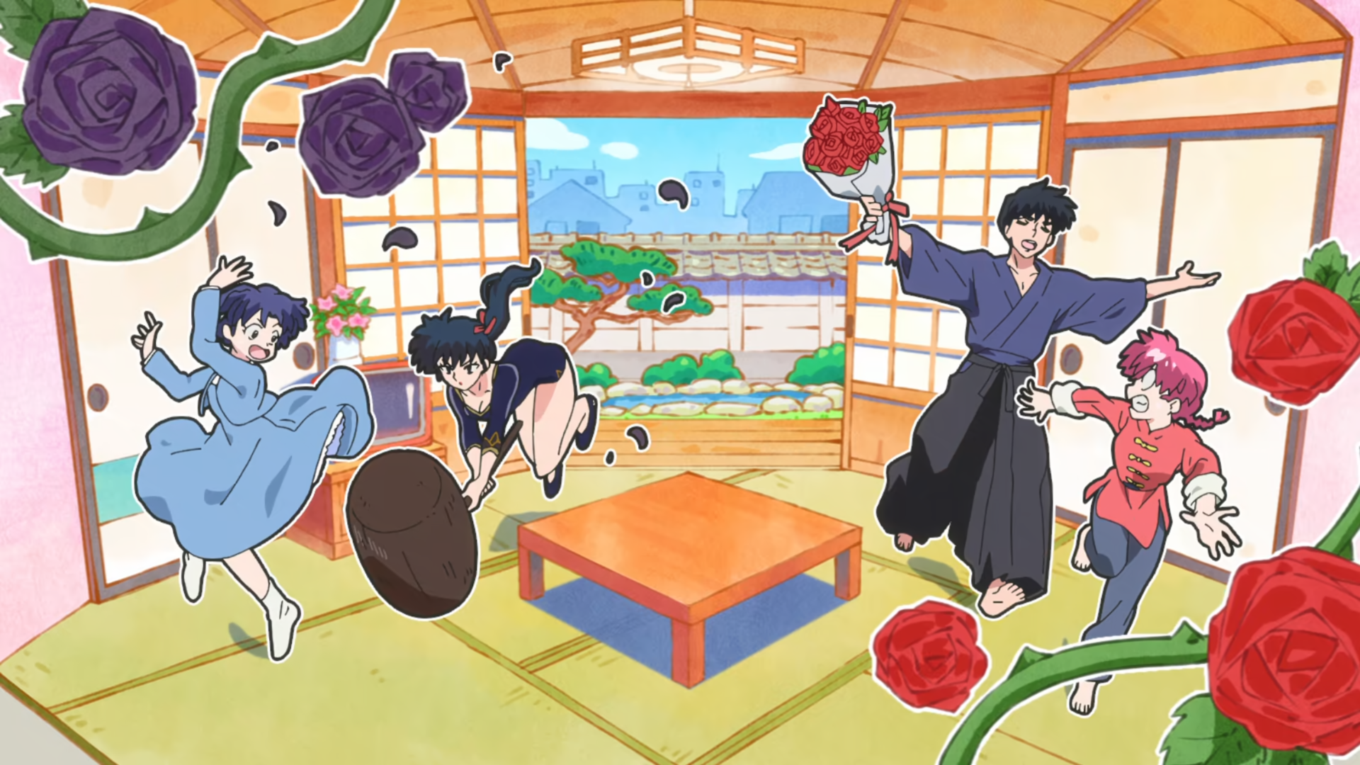 Download Ranma Saotome Genma Saotome Nodoka Saotome Akane Tendo Ranma ½ Image