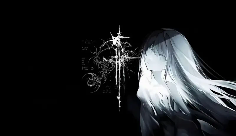  Cybercore anime girl