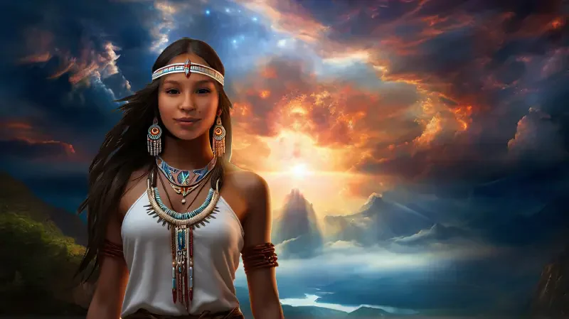 native american girl fantasy native american clothing heaven Image