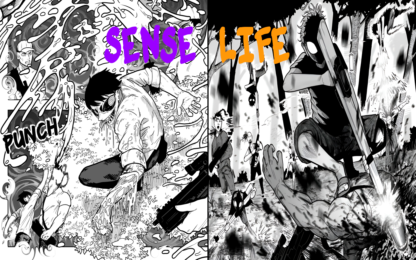 Download Sense Life Manga Black & White Brazilian Image