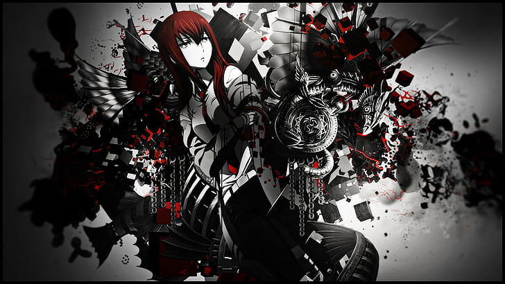 Makise Kurisu Wallpaper 4k HD by Lainer