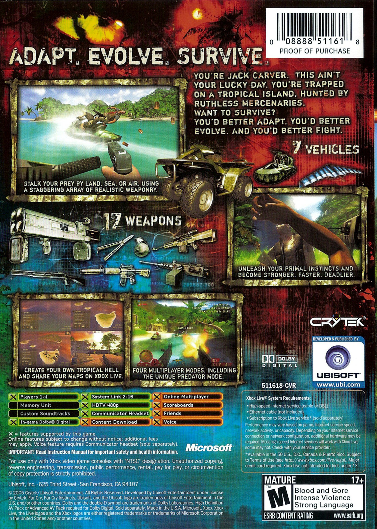 video game Far Cry Instincts Image