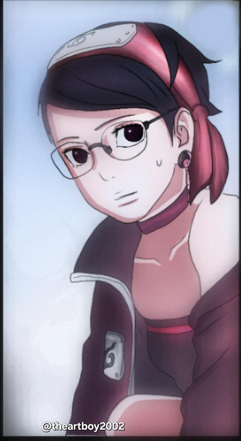 Uchiha sarada Manga boruto two blue vortex by Theartboy2002