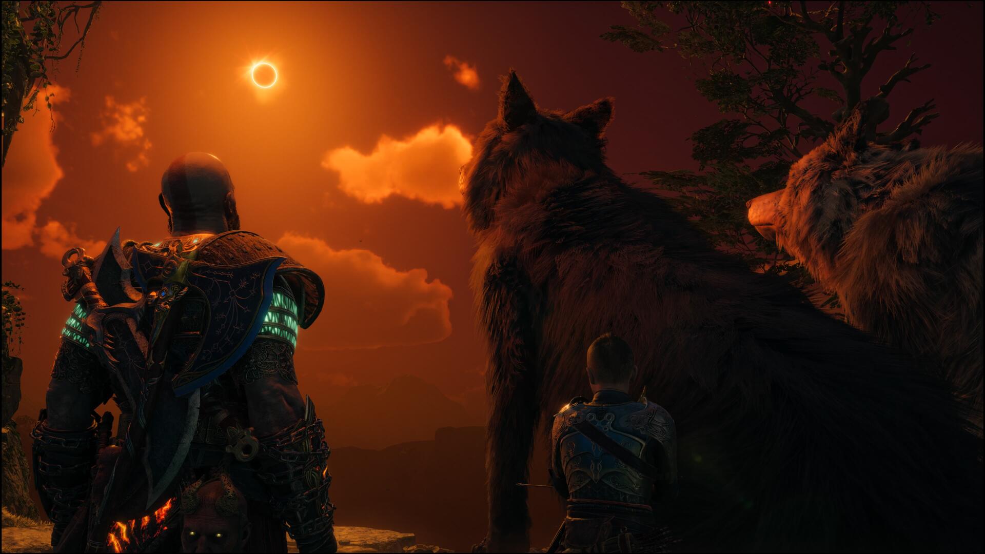 Download God Of War: Ragnarök Sun Moon Video Game Kratos (God Of War) Image