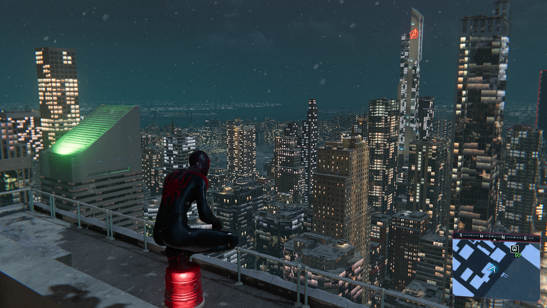 Marvel's Spider-Man: Miles Morales, Top of Building by mahad948