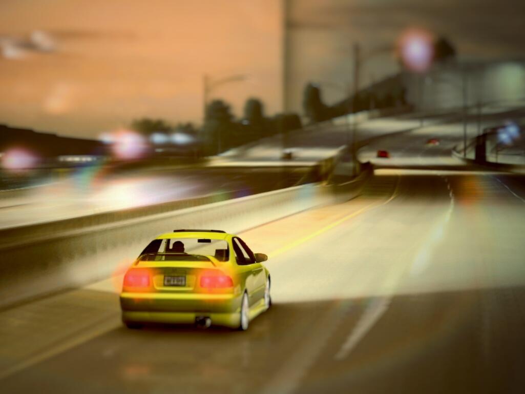 Need for speed underground 2 wallpaper civic 4:3 by clod44