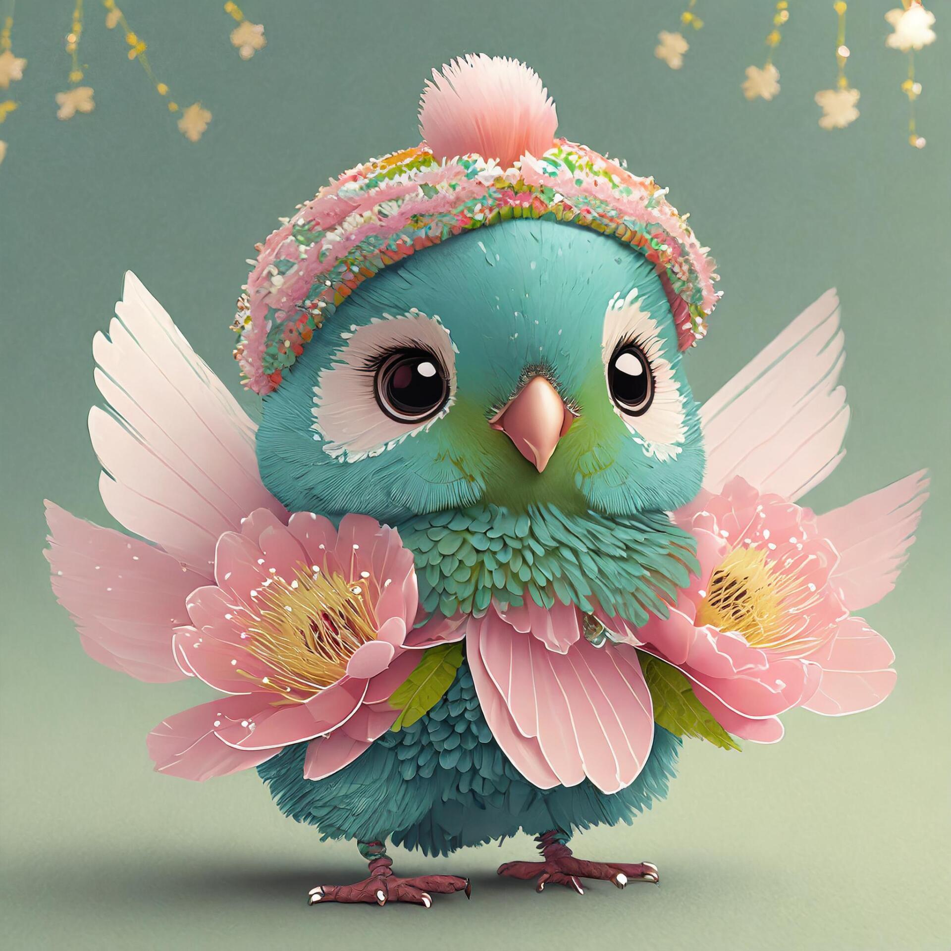 Cute baby bird by rahulsaini1991