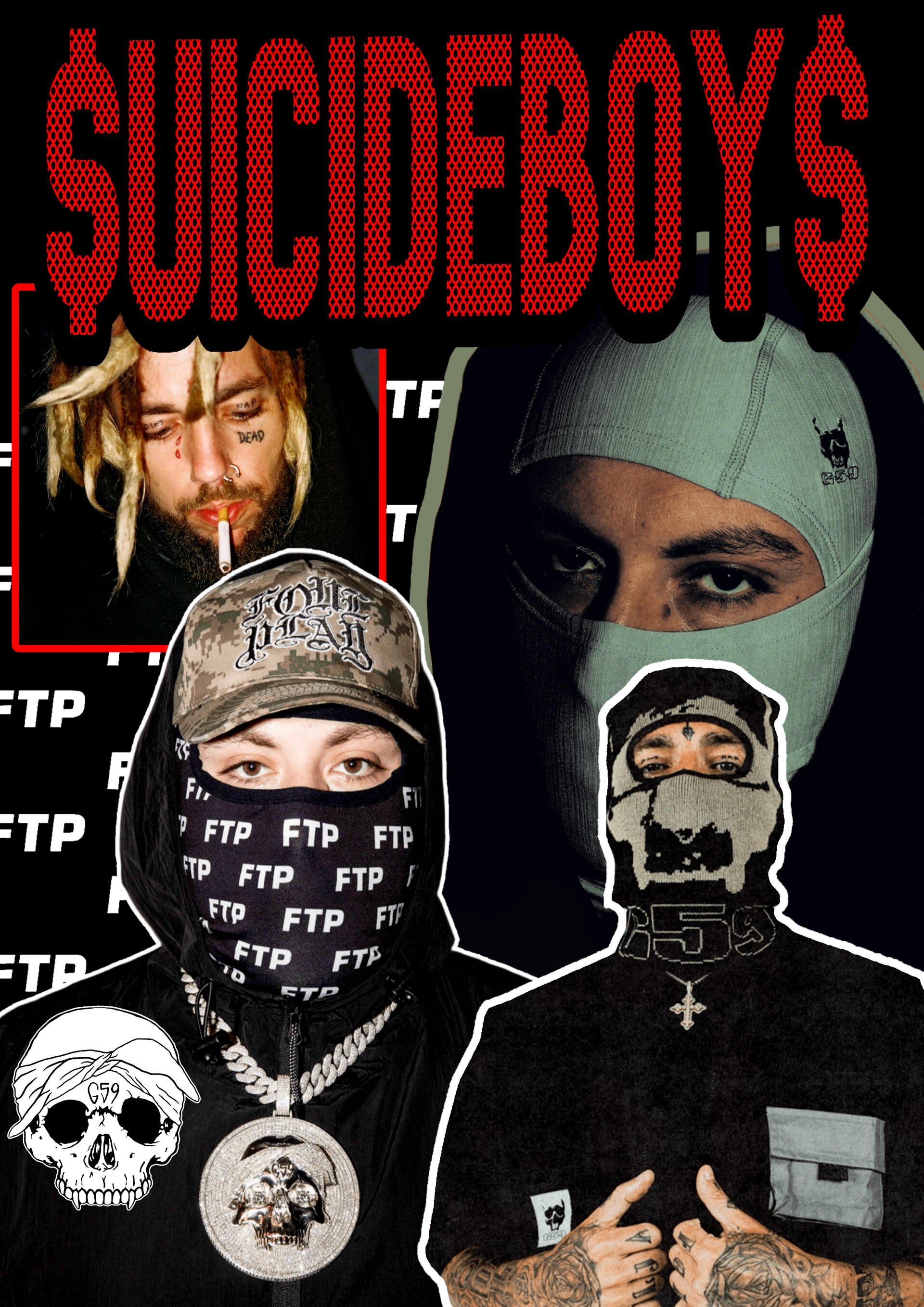 $uicideboy$ / G59 - 4K Wallpaper by HollowVices