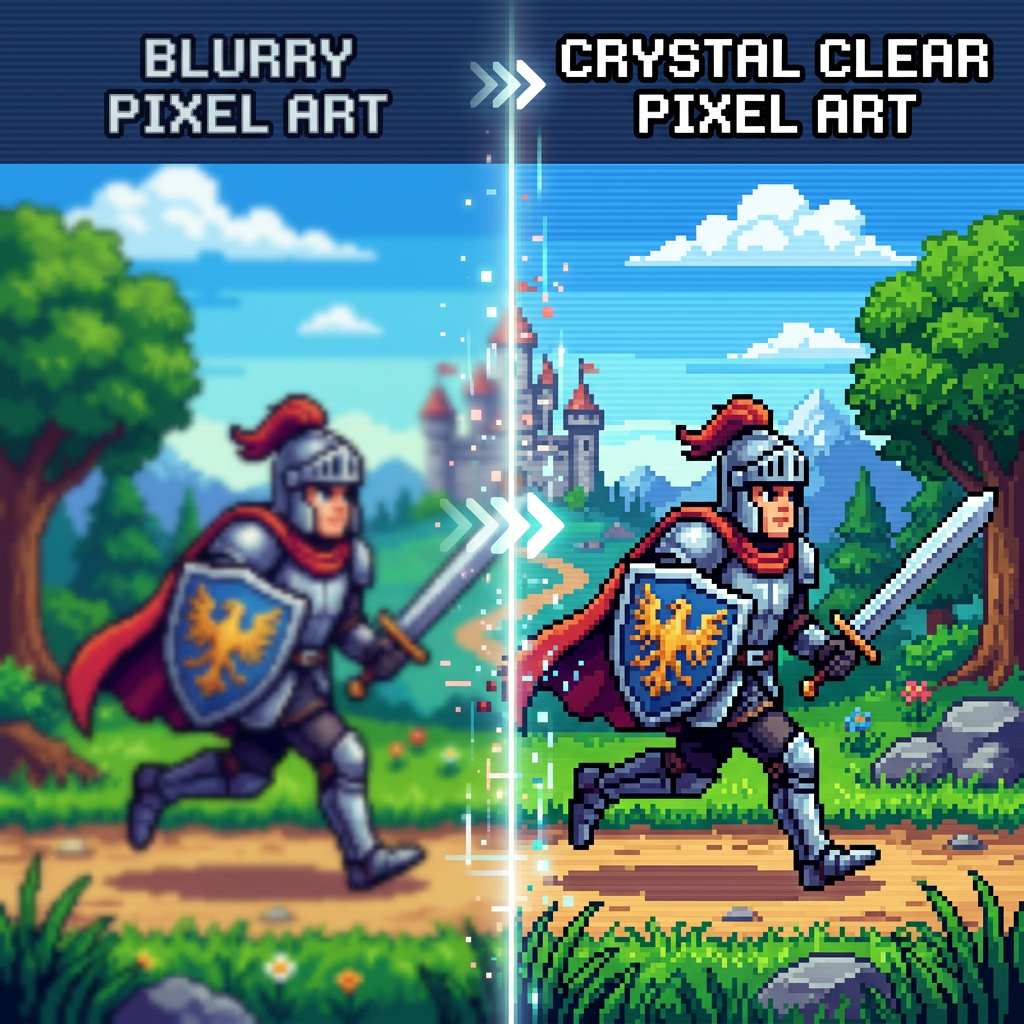 Pixel Knight — From Blurry to Crystal-Clear