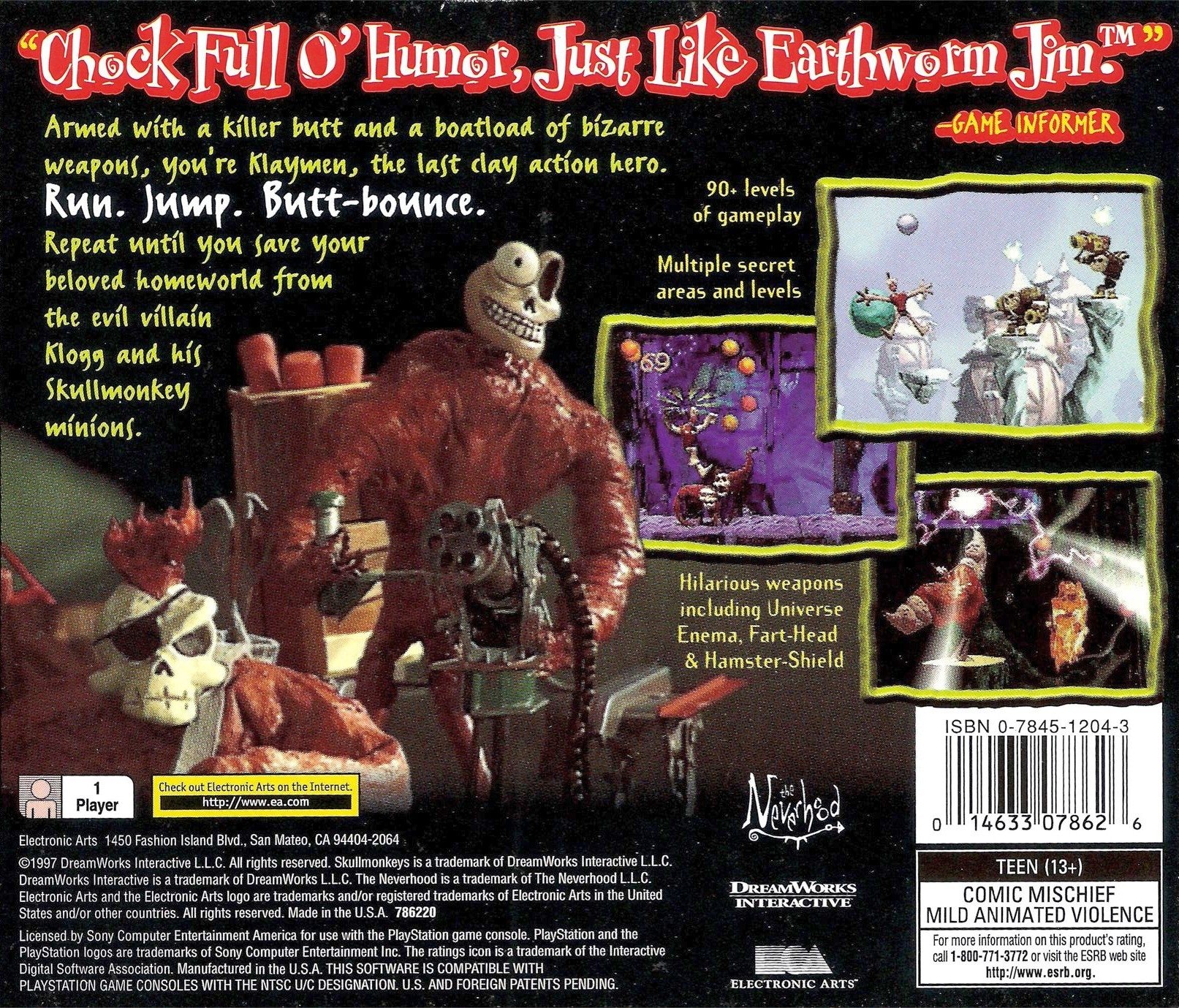 video game Skullmonkeys Image