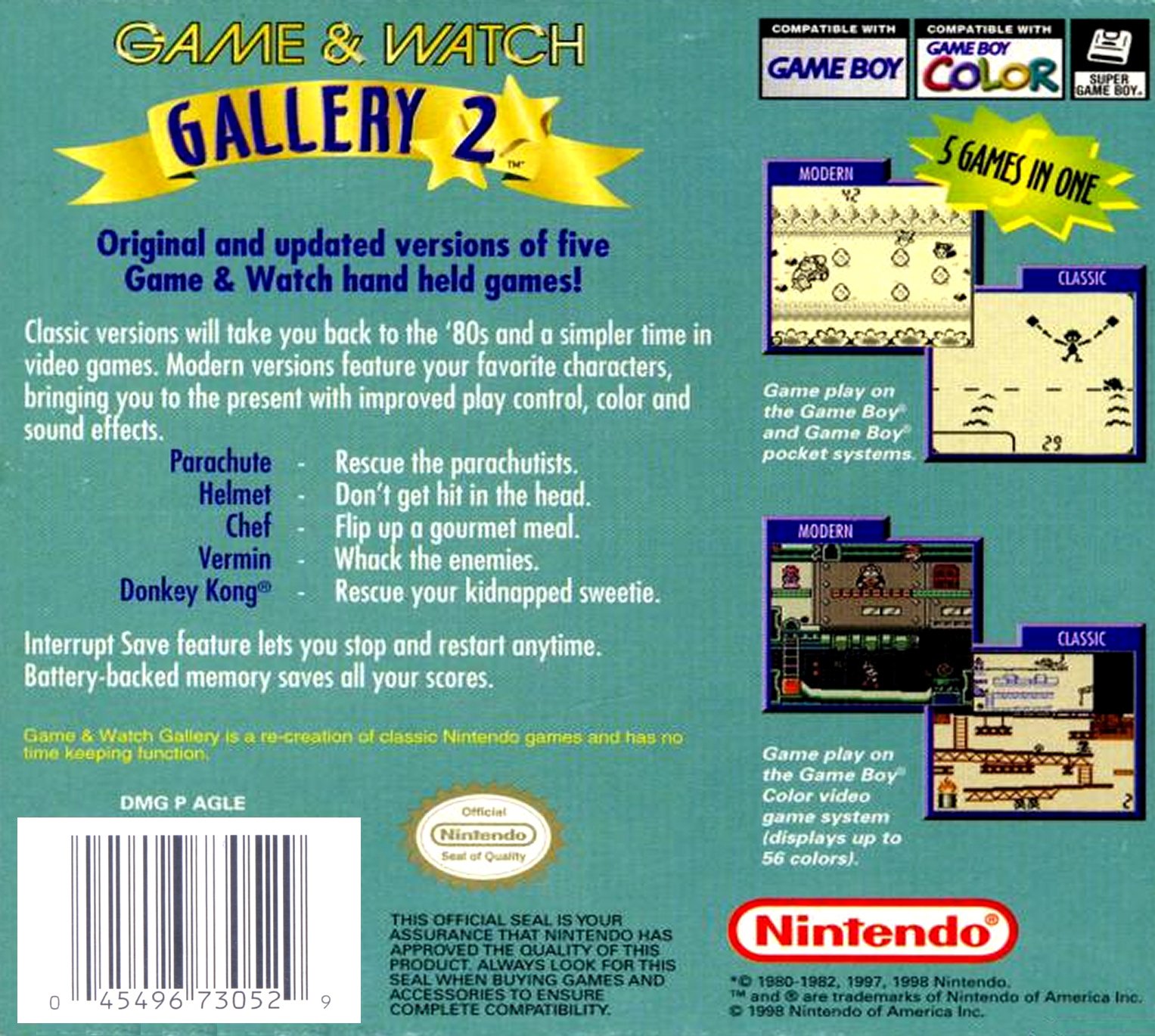 video game Game & Watch Gallery 2 Image