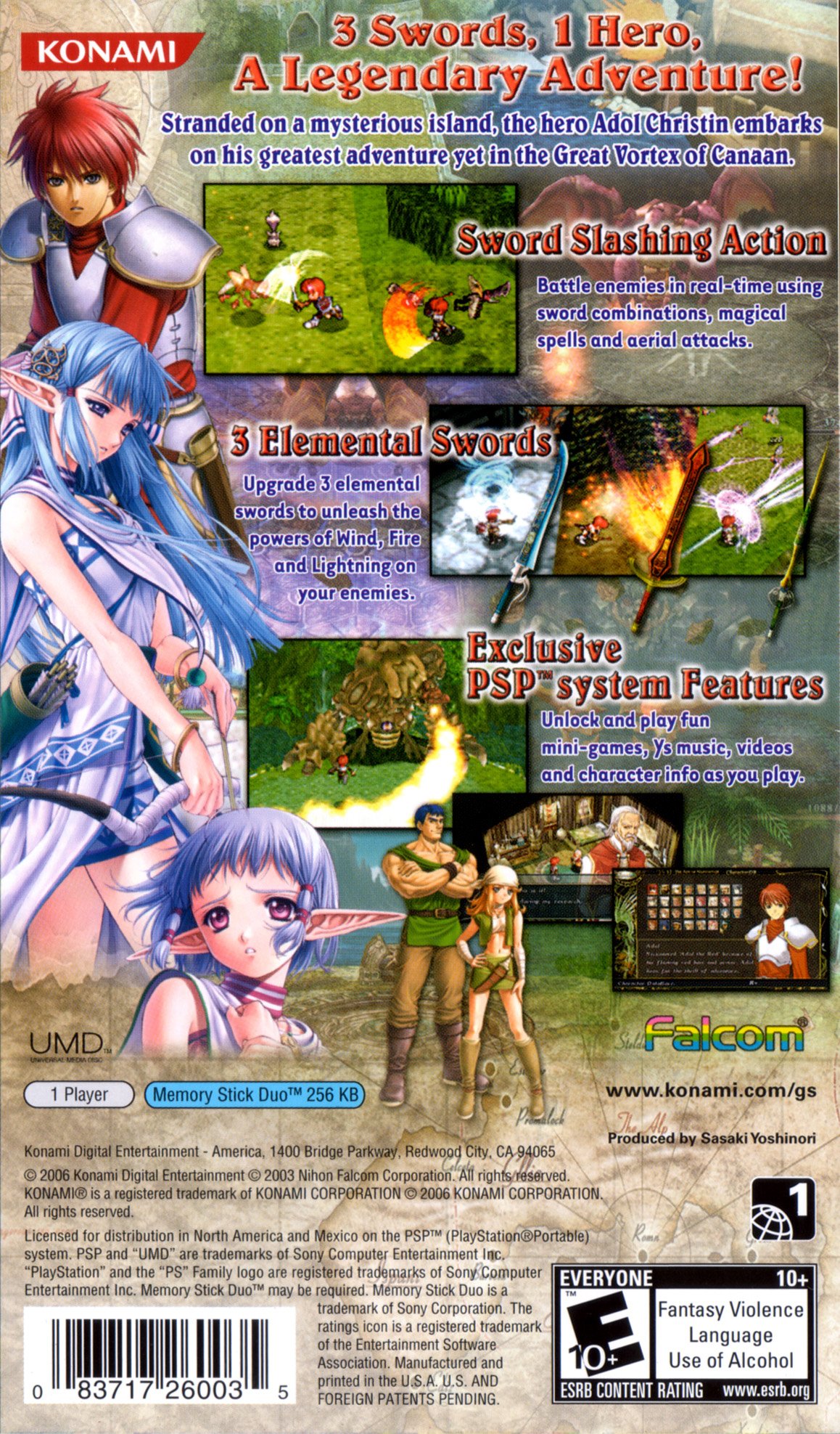 video game Ys: The Ark of Napishtim Image