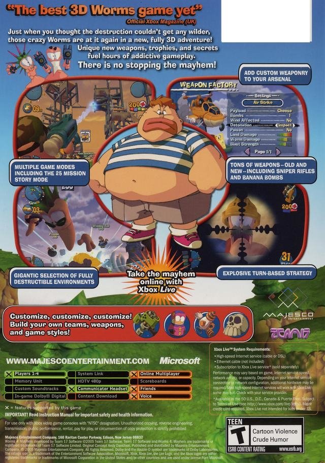 video game Worms 4: Mayhem Image