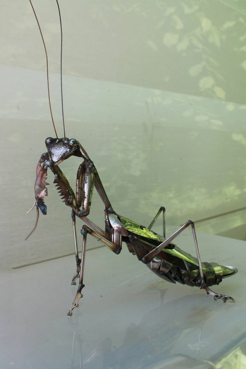 scrap metal art man made sculpture Image