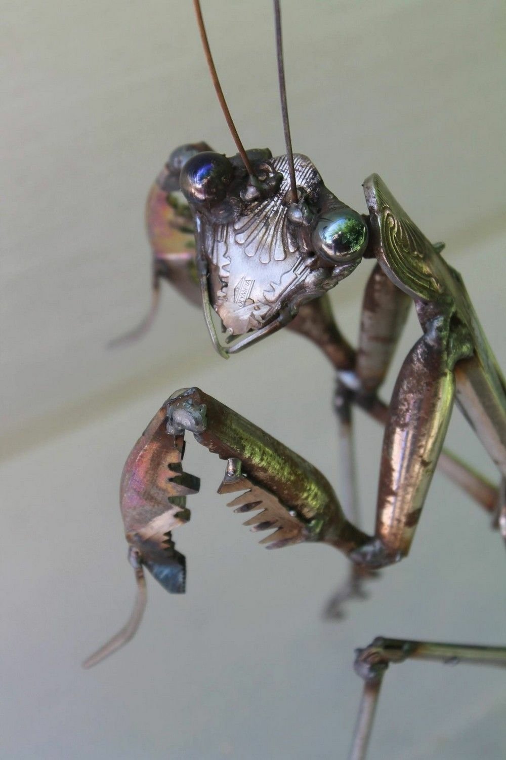 scrap metal art man made sculpture Image