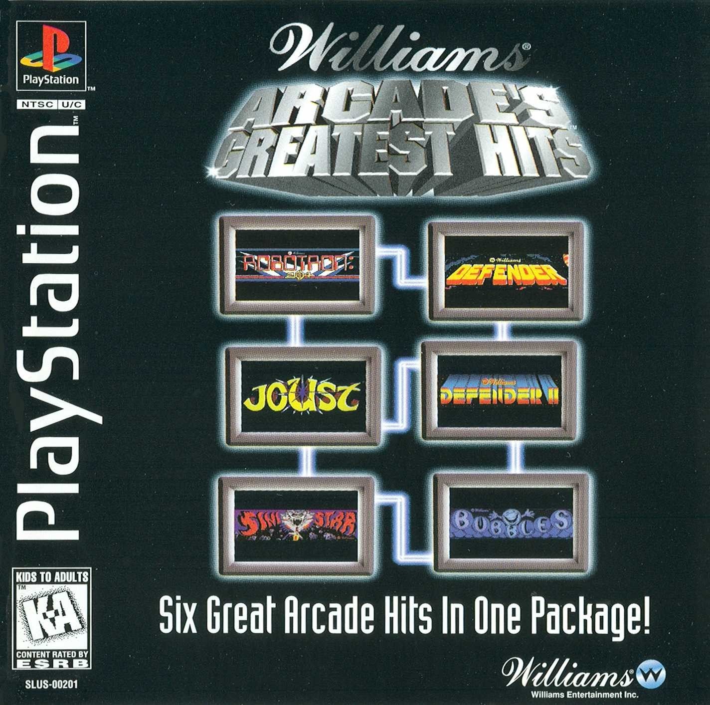 video game Williams Arcade's Greatest Hits Image