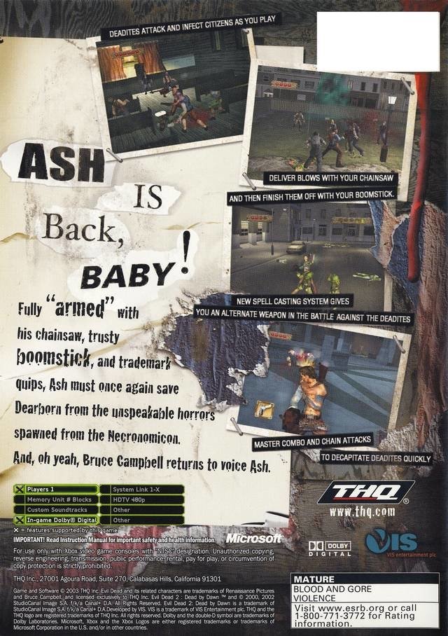 video game Evil Dead: A Fistful of Boomstick Image