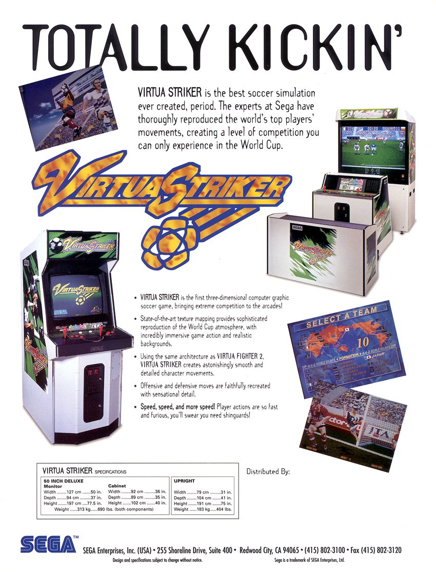 video game Virtua Striker Image