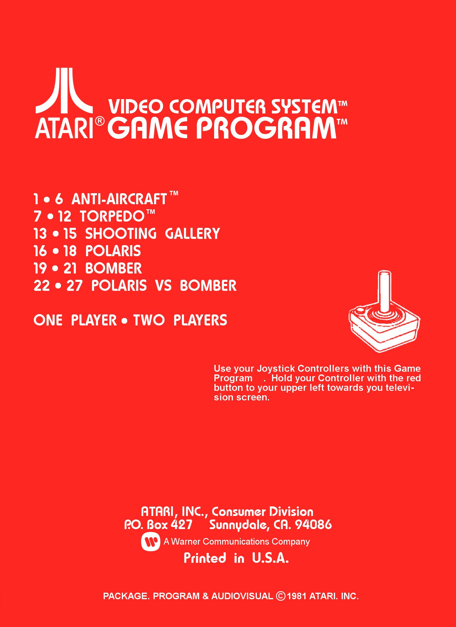 video game Air-Sea Battle Image