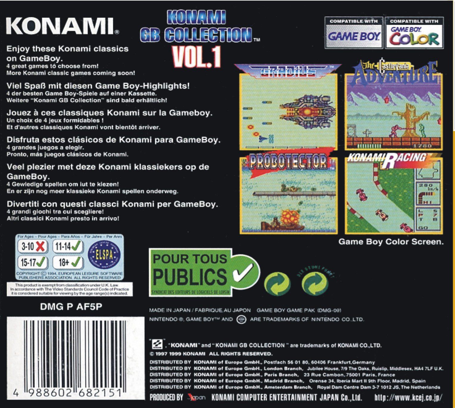 video game Konami GB Collection: Vol.1 Image