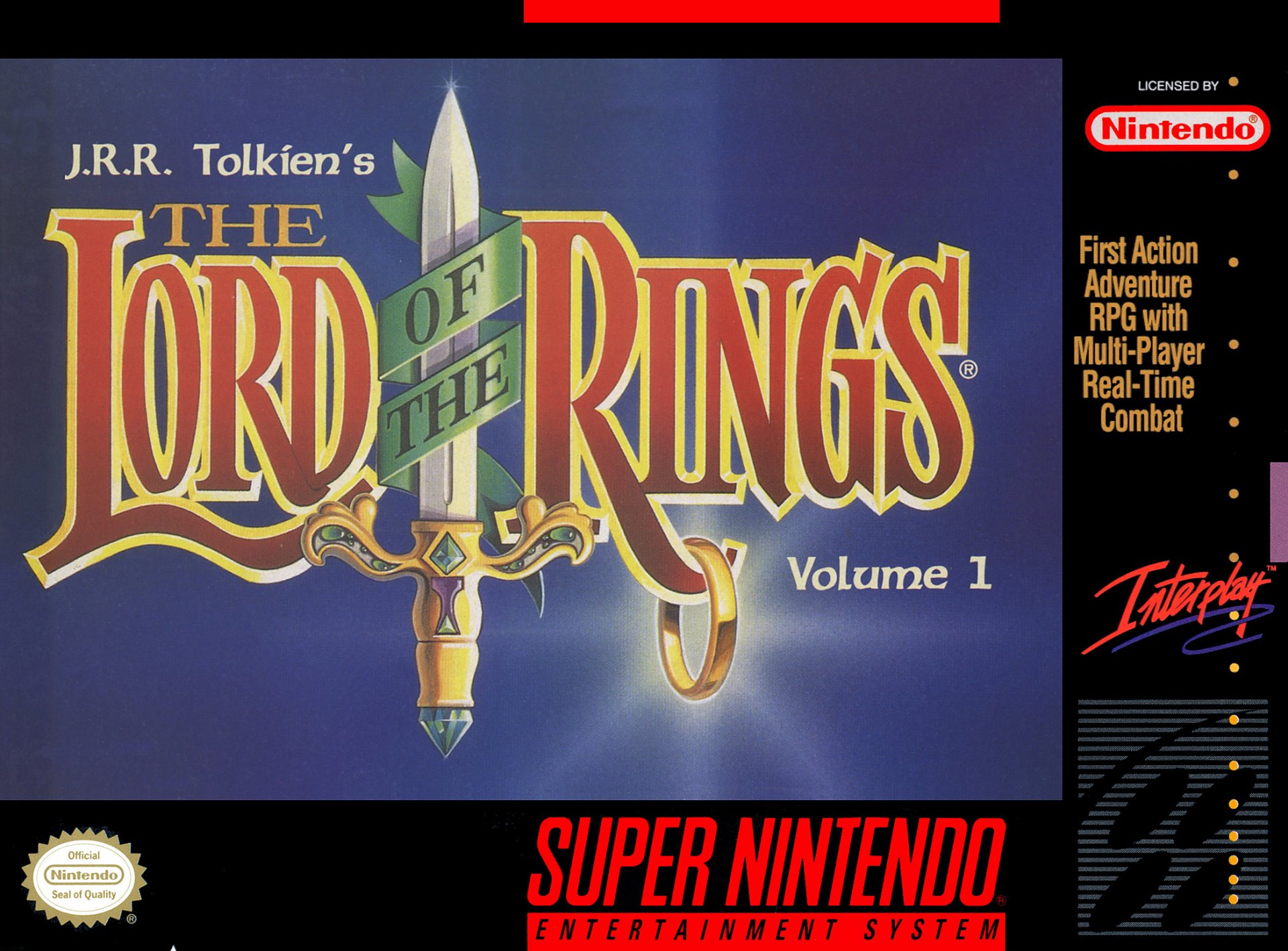 video game J.R.R. Tolkien's The Lord of the Rings: Volume 1 Image
