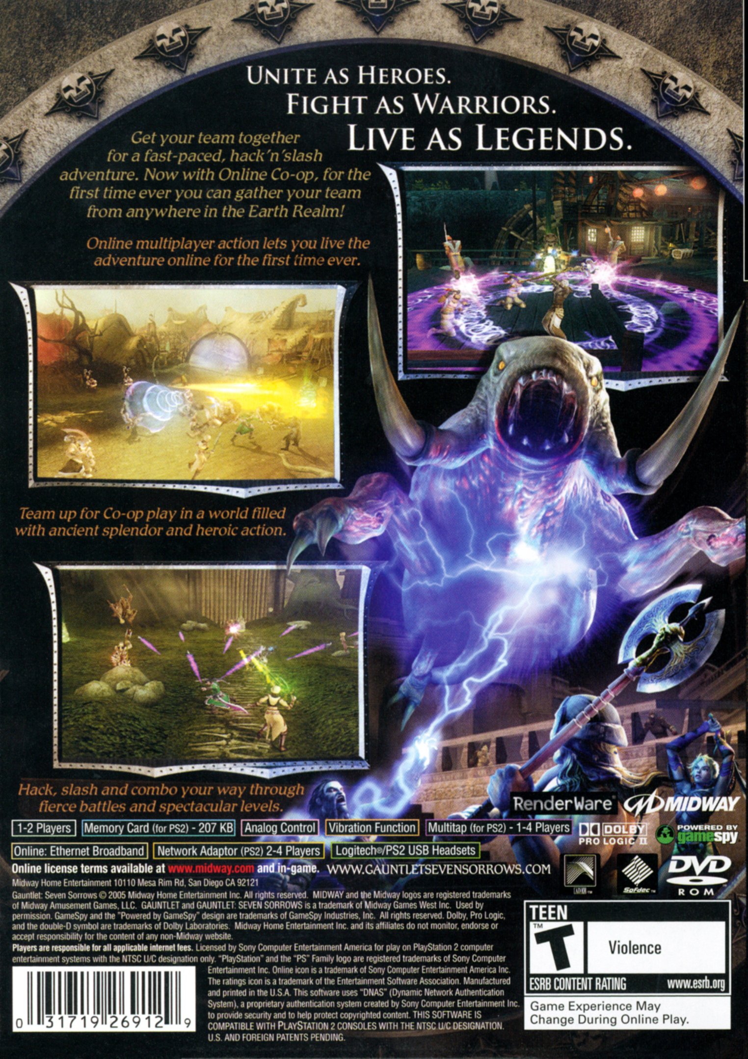 video game Gauntlet: Seven Sorrows Image