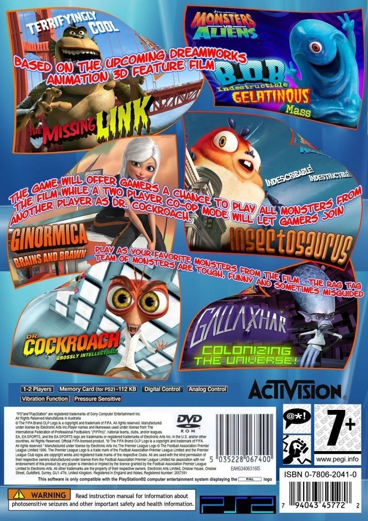 video game Monsters vs. Aliens Image