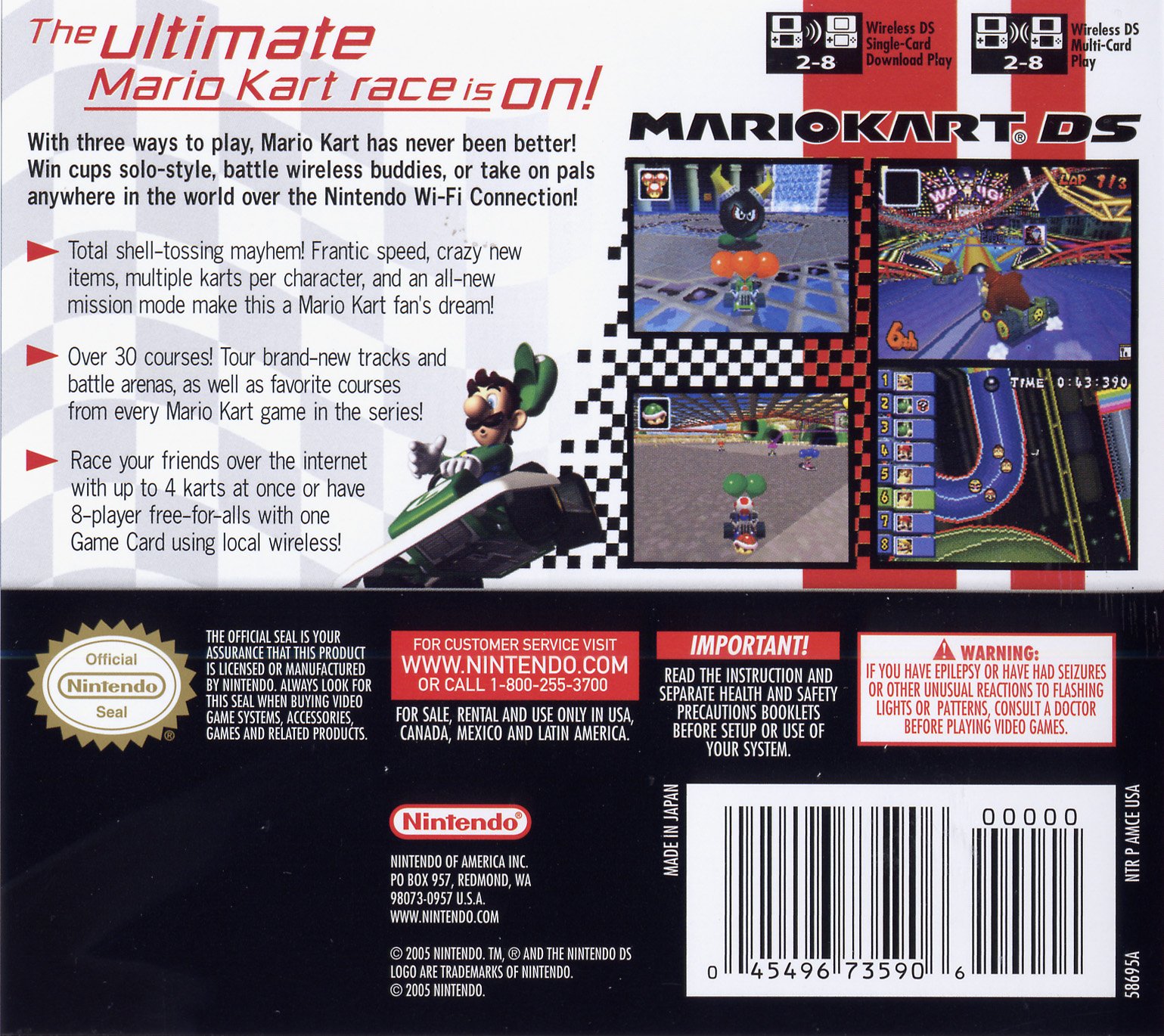 video game mario kart ds Image